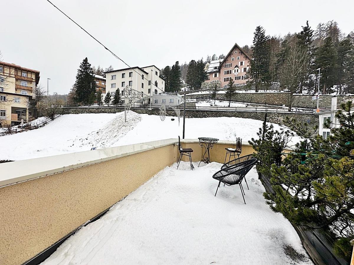Kleines Juwel, Zentral, Mit Garage Und Pool - Cb102 Lejlighed St. Moritz Eksteriør billede